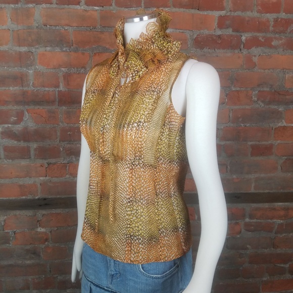 Doncaster Tops - SOLD Doncaster Women's Top Brown Orange